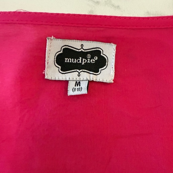 MudPie Daphne Vibrant Pink Beaded Dress/tunic size medium - Picture 7 of 8